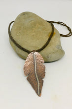 Load image into Gallery viewer, Copper Leaf Necklace