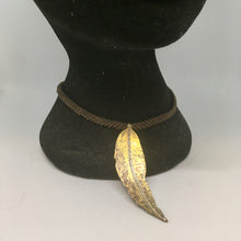 Load image into Gallery viewer, Brass Leaf Necklace