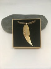 Load image into Gallery viewer, Brass Leaf Necklace