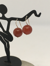 Load image into Gallery viewer, Short Sterling Silver - Carnelian