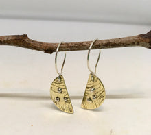 Load image into Gallery viewer, Brass and Silver half circles