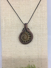 Load image into Gallery viewer, Ammonite Fossil Necklace