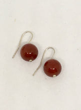 Load image into Gallery viewer, Short Sterling Silver - Carnelian