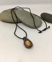Load image into Gallery viewer, Agate - Copper wire weave Pendant