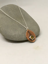 Load image into Gallery viewer, Amber Copper Pendant-Sterling Silver