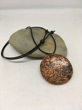 Load image into Gallery viewer, Hammered Copper Necklace-large