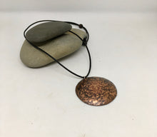 Load image into Gallery viewer, Hammered Copper Necklace-large