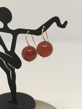 Load image into Gallery viewer, Short Sterling Silver - Carnelian
