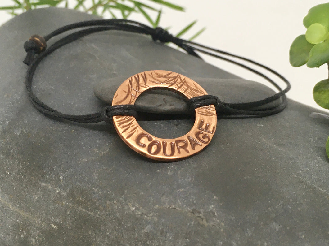 Affirmation Bracelet- “Courage”