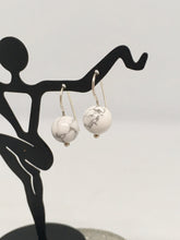 Load image into Gallery viewer, Short Sterling Silver - White Howlite
