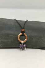 Load image into Gallery viewer, Eternity Necklace -Amethyst/Sterling Silver/Copper
